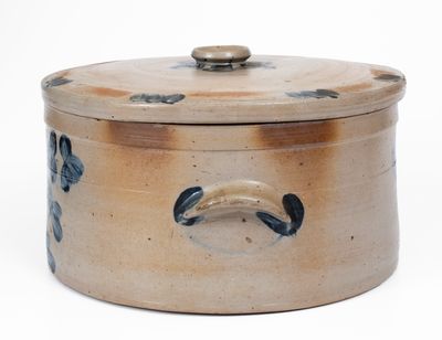 Fine 3 Gal. Baltimore, MD Stoneware Cake Crock with Lid