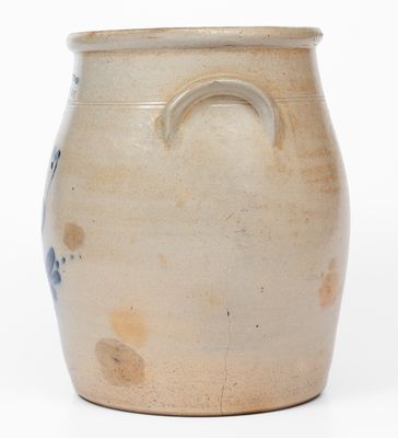 3 Gal. E. & L. P. NORTON / BENNINGTON, VT Stoneware Bird Jar