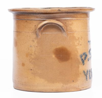 2 Gal. Marked and Stenciled Pfaltzgraff Stoneware Crock, 