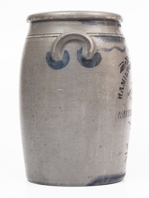 3 Gal. HAMILTON & JONES / GREENSBORO, PA Stoneware Jar