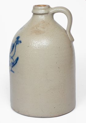 2 Gal. HAXSTUN, OTTMAN & CO. / FORT EDWARD, NY Stoneware Bird Jug