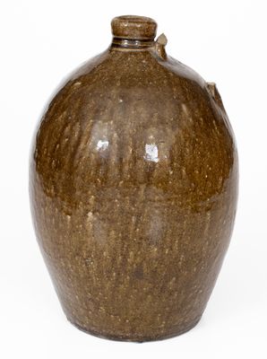 2 Gal. JCM Stoneware Jug, attrib. Daniel Seagle, Catawba Valley, NC, c1840