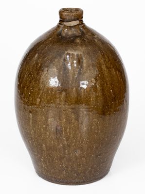 2 Gal. JCM Stoneware Jug, attrib. Daniel Seagle, Catawba Valley, NC, c1840