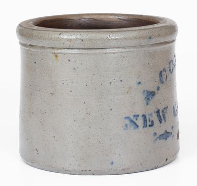 Rare A. CONRAD / NEW GENEVA, PA Stoneware Butter Crock