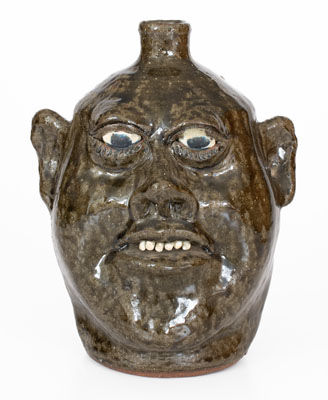 Lanier Meaders Face Jug, Georgia, circa 1985