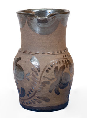 Tanware Pitcher, Greensboro or New Geneva, PA origin, circa 1885