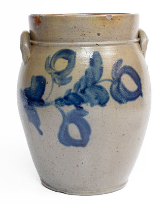 Scarce A. KEISTER & CO / STRASBURG, VA Three-Gallon Stoneware Jar, c1850