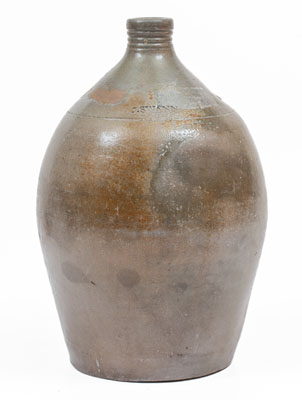 J. SWANN / ALEXA (Alexandria, VA) Stoneware Jug, circa 1820