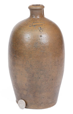 Half-Gallon J. SWANK & CO. / JOHNSTOWN, Pennsylvania Stoneware Jug