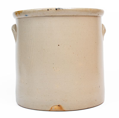 5 Gal. OTTMAN BROS. / FORT EDWARD, NY Stoneware Crock w/ Large Bird Design