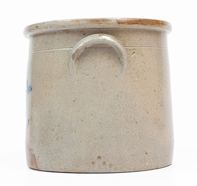 1 Gal. WHITES UTICA Stoneware Crock w/ Bird Decoration