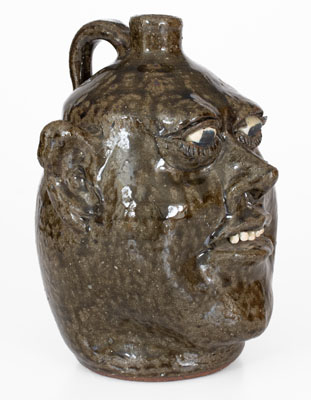 Lanier Meaders Face Jug, Georgia, circa 1985