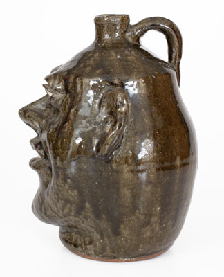 Lanier Meaders Face Jug, Georgia, circa 1985