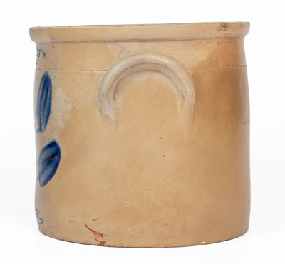 Three-Gallon M WOODRUFF / CORTLAND, New York Stoneware Crock