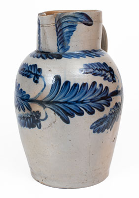 Fine Three-Gallon Baltimore Stoneware Pitcher, circa 1830