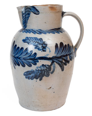 Fine Three-Gallon Baltimore Stoneware Pitcher, circa 1830