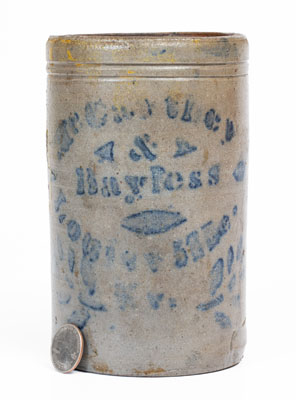 McCarthey & Bayless, Louisville, Kentucky Stoneware Canning Jar