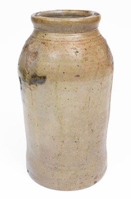 Scarce WARNE Stoneware Jar, South Amboy, New Jersey, early 19th century