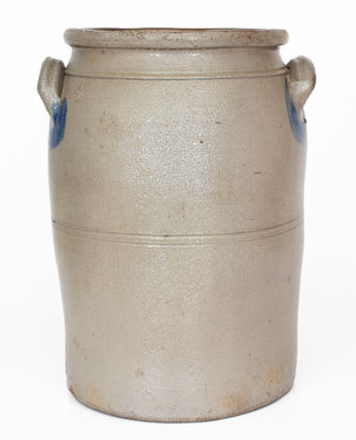 Four-Gallon Stoneware Jar w/ Freehand Cobalt Decoration, attrib. A.P. Donaghho, Fredericktown, PA