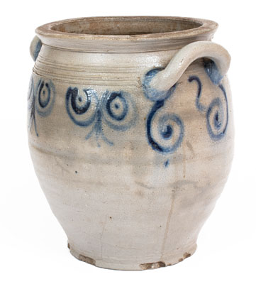 Rare 18th Century Stoneware Jar attrib. Abraham Mead, Greenwich, Connecticut