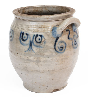 Rare 18th Century Stoneware Jar attrib. Abraham Mead, Greenwich, Connecticut