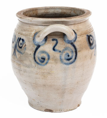 Rare 18th Century Stoneware Jar attrib. Abraham Mead, Greenwich, Connecticut