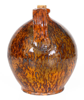 Manganese-Decorated Pennsylvania Redware Jug, 19th century