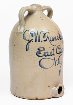 Scarce Three-Gallon East Orange, New Jersey Merchant Jug Cooler