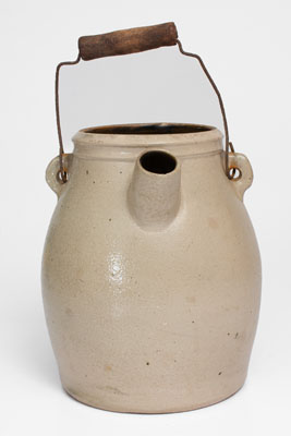 E.W. FARRINGTON & Co / ELMIRA, N.Y. Six-Quart Stoneware Batter Pail, 1887-1893