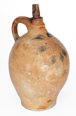 C. CROLIUS / MANUFACTURER / MANHATTAN-WELLS / NEW YORK Stoneware Jug, c1810