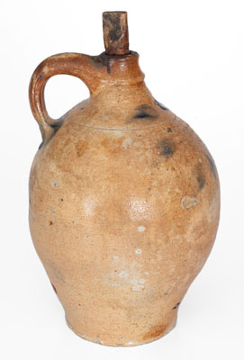 C. CROLIUS / MANUFACTURER / MANHATTAN-WELLS / NEW YORK Stoneware Jug, c1810