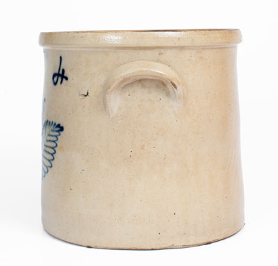 Four-Gallon JOHN BURGER / ROCHESTER, New York Stoneware Crock, circa 1860