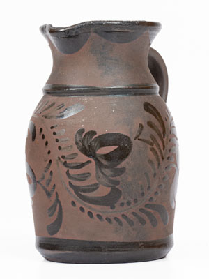 Small-Sized Tanware Pitcher, Greensboro or New Geneva, PA origin, circa 1885