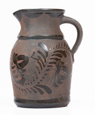 Small-Sized Tanware Pitcher, Greensboro or New Geneva, PA origin, circa 1885