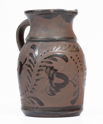 Small-Sized Tanware Pitcher, Greensboro or New Geneva, PA origin, circa 1885