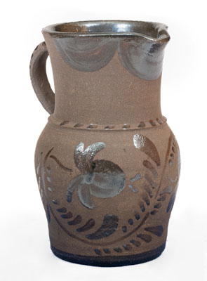 Tanware Pitcher, Greensboro or New Geneva, PA origin, circa 1885