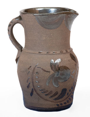 Tanware Pitcher, Greensboro or New Geneva, PA origin, circa 1885