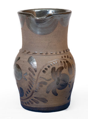 Tanware Pitcher, Greensboro or New Geneva, PA origin, circa 1885