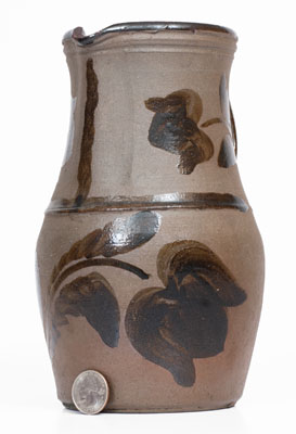 Large-Sized Tanware Pitcher, Greensboro or New Geneva, PA origin, c1885