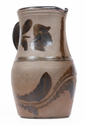 Large-Sized Tanware Pitcher, Greensboro or New Geneva, PA origin, c1885