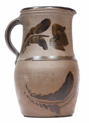 Large-Sized Tanware Pitcher, Greensboro or New Geneva, PA origin, c1885