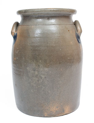 Three-Gallon J. WEAVER (Beaver, PA) Cobalt-Decorated Stoneware Jar