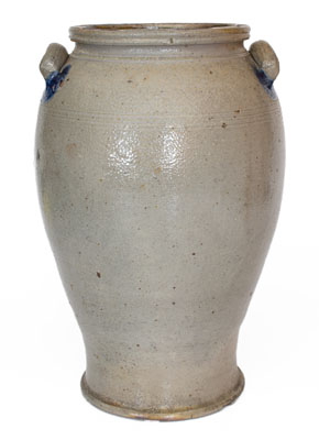 Fine Beaver, Pennsylvania Stoneware Pedestal-Base Water Cooler, circa 1865