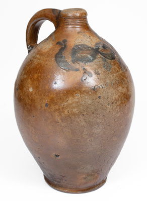 CORLEARS HOOK Stoneware Jug by African-American Potter Thomas W. Commeraw, New York City