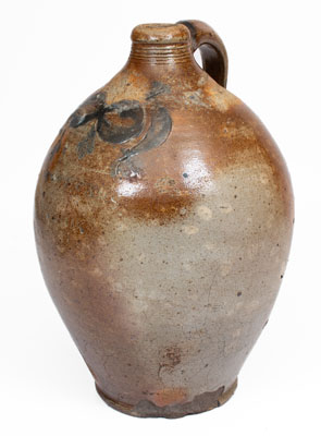 CORLEARS HOOK Stoneware Jug by African-American Potter Thomas W. Commeraw, New York City