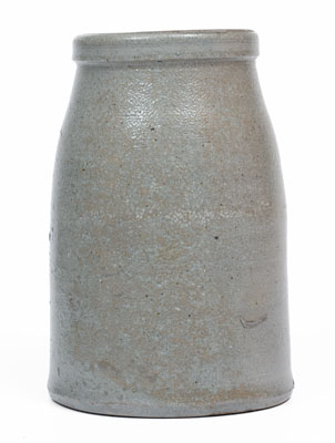 Western PA Stoneware Striped Canning Jar, circa 1880