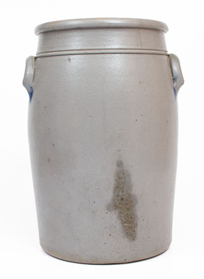 Six-Gallon HAMILTON & JONES / GREENSBORO, PA Cobalt-Decorated Stoneware Jar