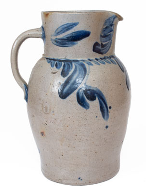 One-and-a-Half-Gallon Baltimore, Maryland Stoneware Pitcher, circa 1840