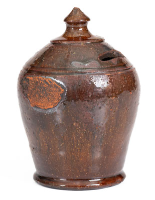 Glazed Redware Presentation Bank, Inscribed