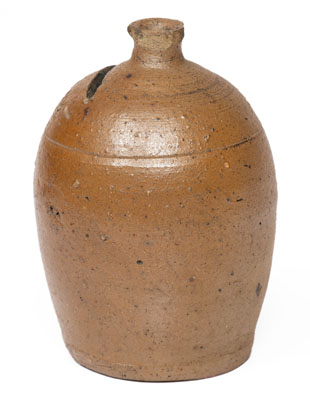 Salt-Glazed Stoneware Bank, Incised 